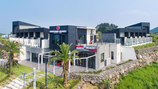 A la foto es mostra l'objecte Jeju Chrismas Resort situat a la ciutat de Jeju.