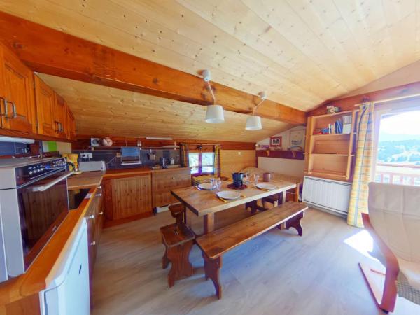 Na fotografii je vidět objekt Appartement cosy 2 pièces aux Saisies, à proximité des pistes, pour 4 personnes - FR-1-594-322 nacházející se ve městě Hauteluce.
