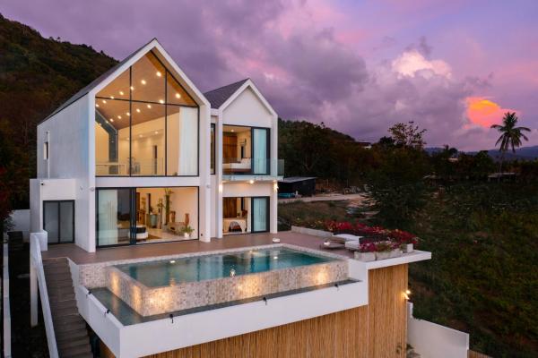 A la foto es mostra l'objecte Villa Soma Samui 3 Br Seaview Sunset Pool Villa situat a la ciutat de Amphoe Koh Samui.