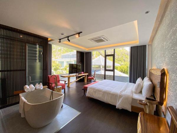 Op de foto is het object Minawa Kenhga Resort & Spa Ninh Binh te zien, gelegen in de stad Giá Sơn.