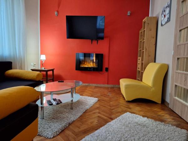 Op de foto is het object Cozy apartment in the heart of Sofia te zien, gelegen in de stad Sofia.