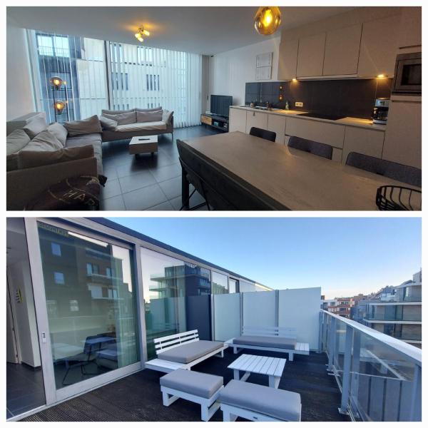Na fotografii je vidět objekt Penthouse George Nelson R-99 nacházející se ve městě Koksijde.
