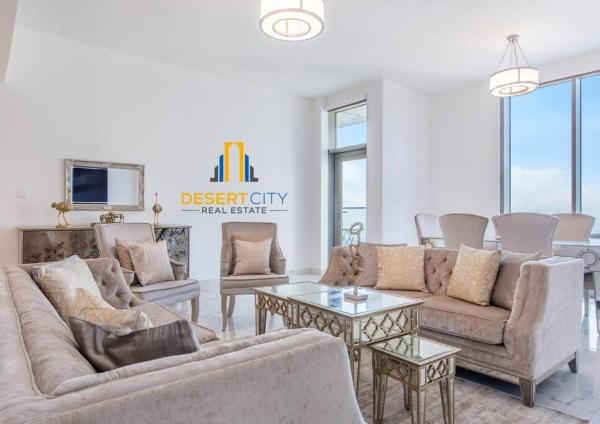 På billedet ses objektet Fully Furnished 3 Bed in Habtoor City, Hosted by Desert City Stays beliggende i byen Dubai.
