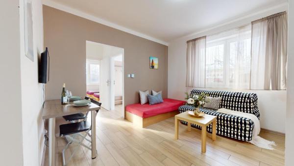 A la foto es mostra l'objecte Apartmán Dubová situat a la ciutat de Všejany.