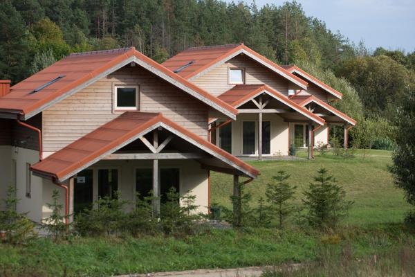 På billedet ses objektet Aurora houses beliggende i byen Vosyliukai.