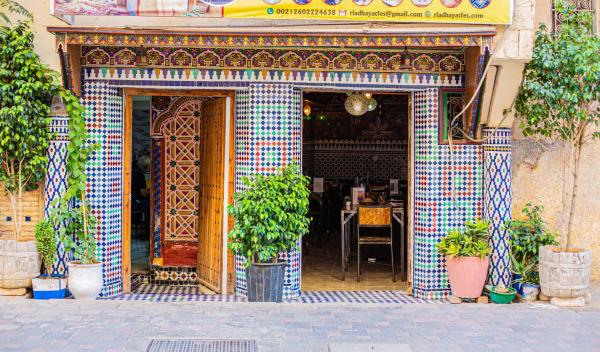 A la foto es mostra l'objecte Riad Fes Hayat - Confort Stay situat a la ciutat de Fes.