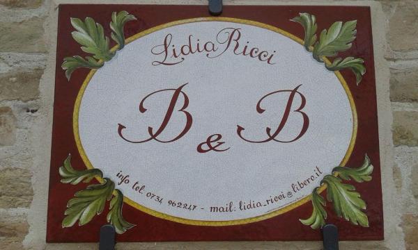 På billedet ses objektet B&B Lidia Ricci beliggende i byen Montegiorgio.