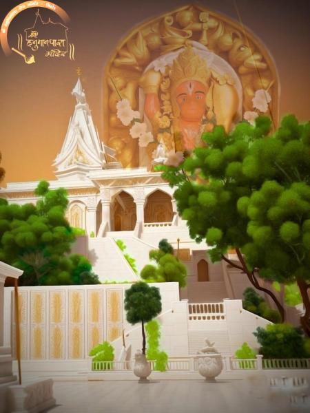 写真にはPālitāna市にあるHOTEL HARE KRISHNAが写っています。