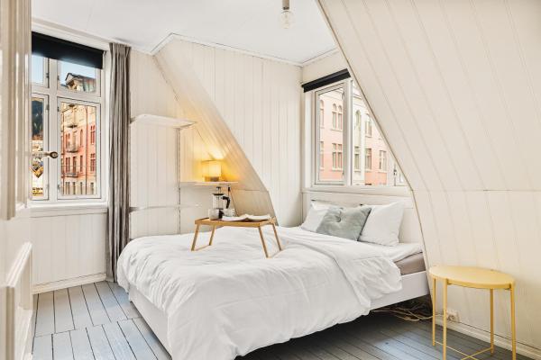 Fotografie 3: Live in historic building - View to Bryggen
