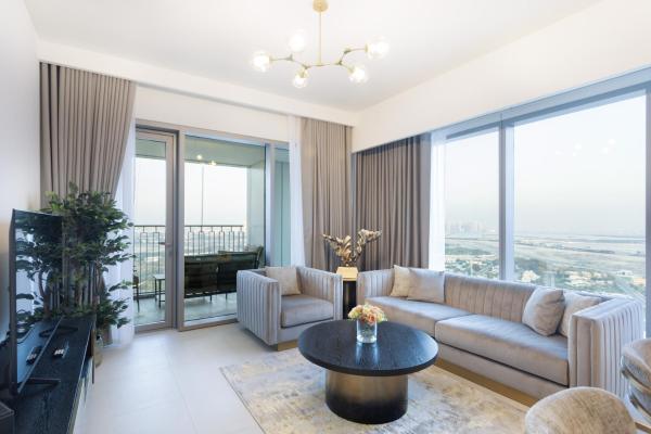 A la foto es mostra l'objecte LUXE 2BR with AMAZING VIEWS at DOWNTOWN VIEWS situat a la ciutat de Dubai.