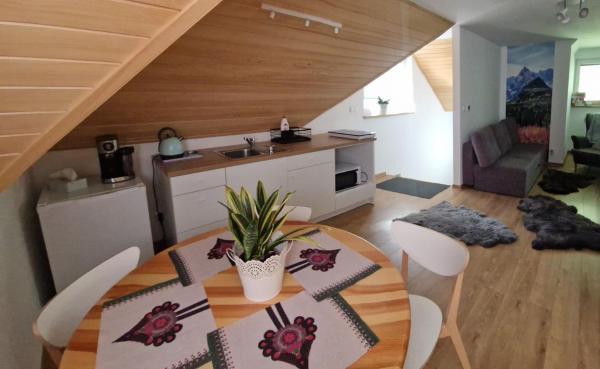 A la foto es mostra l'objecte Apartament Grel situat a la ciutat de Ludźmierz.