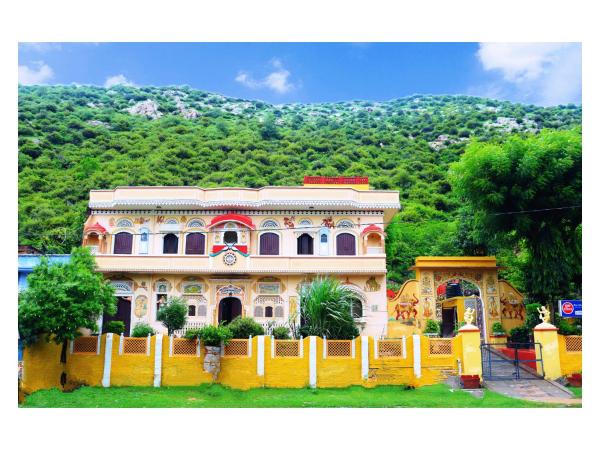 Στη φωτογραφία φαίνεται το αντικείμενο Raj Haveli- A Heritage Samode που βρίσκεται στην πόλη Sāmod.
