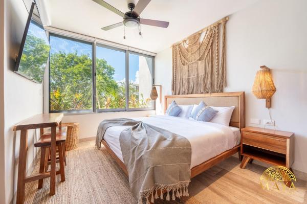 Na zdjęciu widoczny jest obiekt NHOA 307A Lux 2BR Condo Pool View in Aldea Zama położony w mieście Tulum.