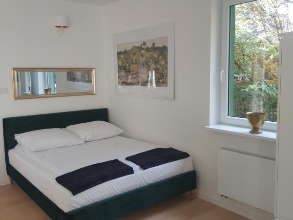 Auf dem Foto ist das Objekt APARTAMENTY ZIELONY KAMELEON in der Stadt Wiślica zu sehen.