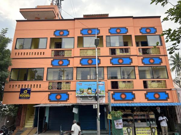 Kuvassa näkyy kohde The Kaya Backpackers Rooms Srirangam, joka sijaitsee kaupungissa Tiruchirappalli.