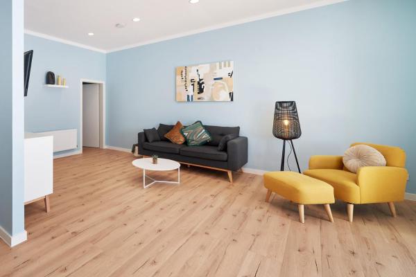 A la foto es mostra l'objecte Design Apartment mit kostenfreiem Garagen Parkplatz im Zentrum situat a la ciutat de Bingerbrück.