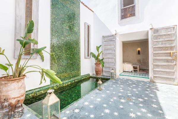 På billedet ses objektet Riad Itri (إتري) Exclusif - Marrocan Breakfast beliggende i byen Marrakech.