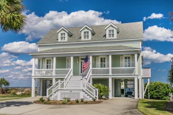 Stunning New Listing - Ocean And Beach Views Two Golf Carts - Sleeps 12 - Harbor Island, SC