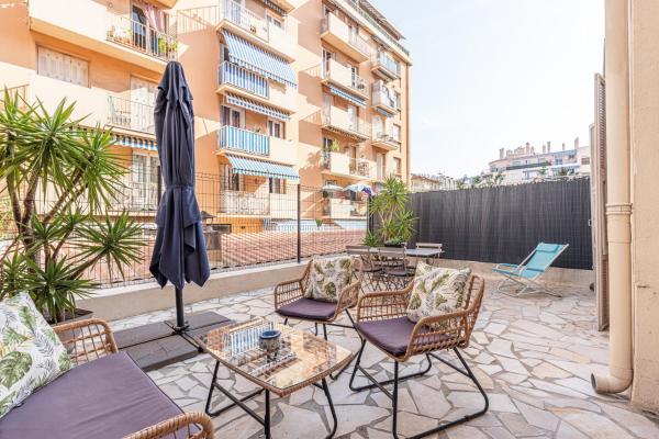 A la foto es mostra l'objecte Large Terrace 1 Bdr near Garibaldi Square situat a la ciutat de Niça.