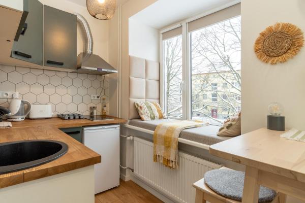Kuva 8: Studio in the heart of Pärnu, free parking!