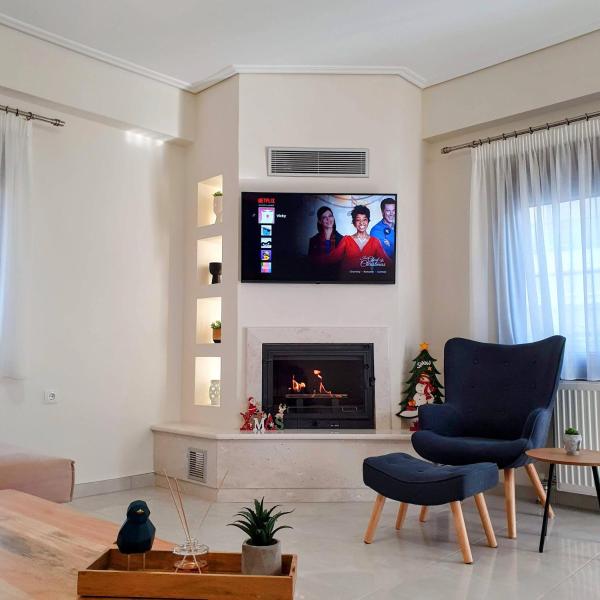 照片显示了位于Volos市的Volos Park Apartments物件。