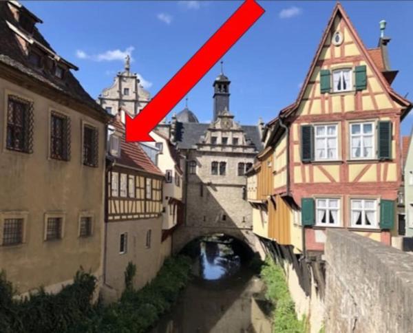 På billedet ses objektet Blick in den Malerwinkel beliggende i byen Segnitz.