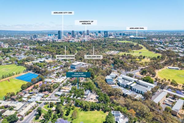 A la foto es mostra l'objecte Adelaide Caravan Park - Aspen Holiday Parks situat a la ciutat de Adelaide.