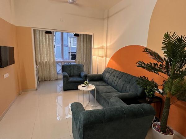 A la foto es mostra l'objecte Autumn: 1Bhk with Bathtub at Koregaon Park situat a la ciutat de Pune.