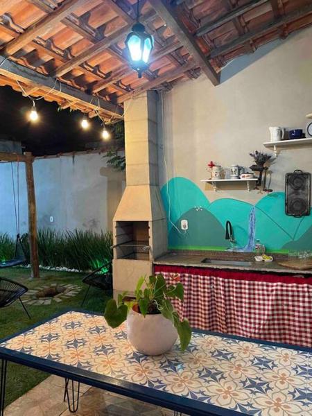 En la foto se muestra el objeto Casa aconchegante com fogueira em Bananal -SP ubicado en la ciudad de Arapeí.