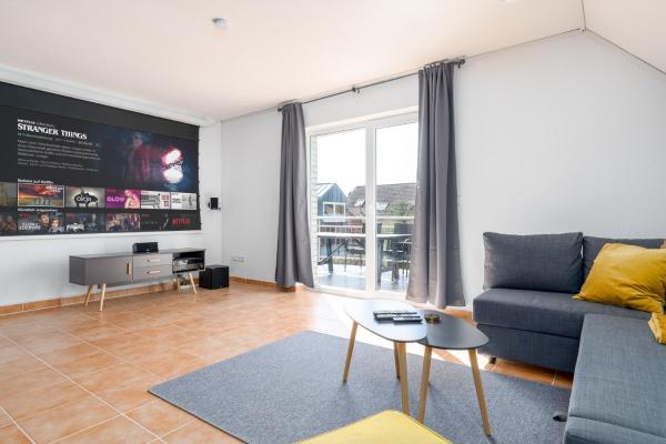 Na foto é possível ver o objeto Gemütliches Heimkino mit Balkon & Beamer localizado na cidade de Kassel.