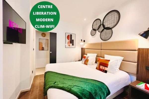 A la foto es mostra l'objecte Apartment Malaussena - Reception 24&7 - Center Libération situat a la ciutat de Niça.