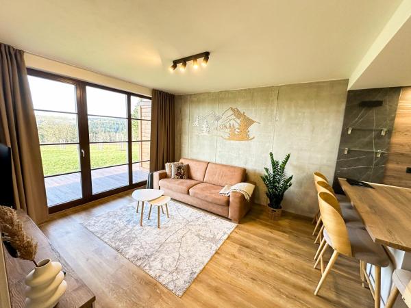 写真にはリッキー市にあるApartmány nad Anenským potokem - Říčkyが写っています。
