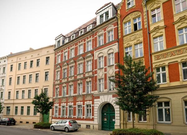 På billedet ses objektet Tante Martha´s Ferienwohnung beliggende i byen Görlitz.