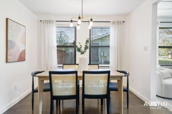 A la foto es mostra l'objecte Pet Friendly ATX Escape with Game Room and Free Parking situat a la ciutat de Austin.