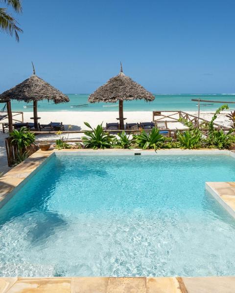 På billedet ses objektet Villa Thamani Zanzibar beliggende i byen Pwani Mchangani.
