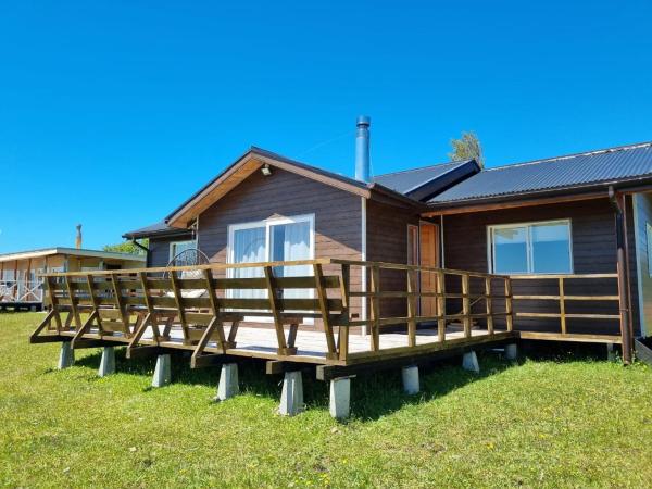 Na foto é possível ver o objeto Cabaña La Poza Hualaihue localizado na cidade de Rolecha.