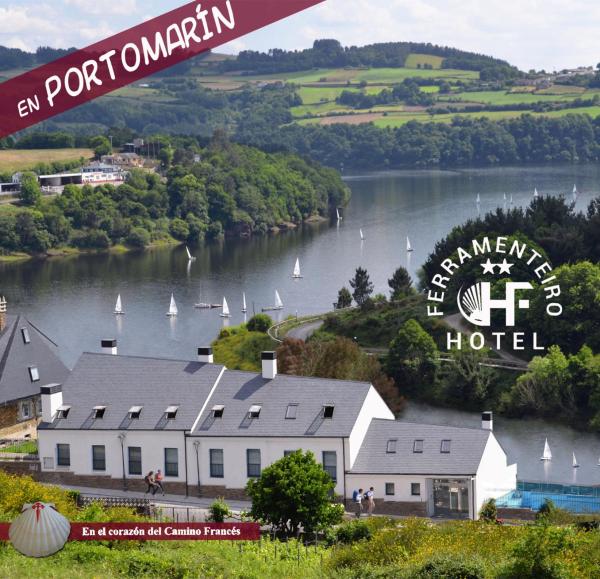 A la foto es mostra l'objecte Hotel Ferramenteiro de Portomarin situat a la ciutat de Gonzar.