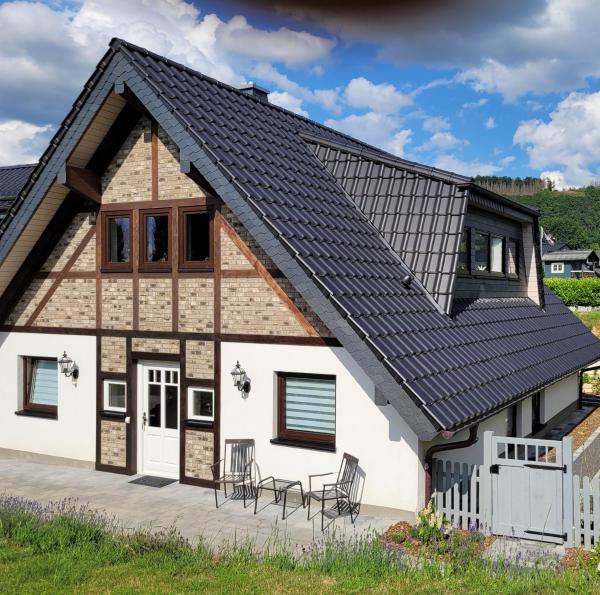 A la foto es mostra l'objecte Ferienhaus Naturregion Sieg bis 6 Personen situat a la ciutat de Rosbach.