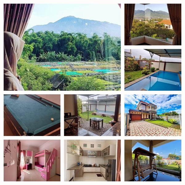 A la foto es mostra l'objecte REESTY VILLA KOLAM RENANG VIEW GUNUNG dekat ALUN2 situat a la ciutat de Batu.