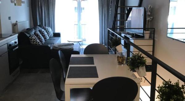 A la foto es mostra l'objecte Grey apartment Zagreb situat a la ciutat de Zagreb.