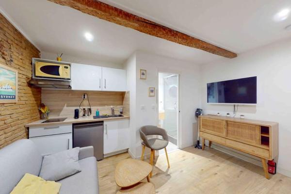 Studio classé au cœur des Carmes, Toulouse