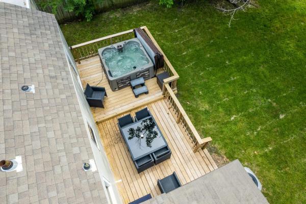 A la foto es mostra l'objecte Next to Expo, 5 beds, Hot-tub, corn hole, pets! situat a la ciutat de Tulsa.