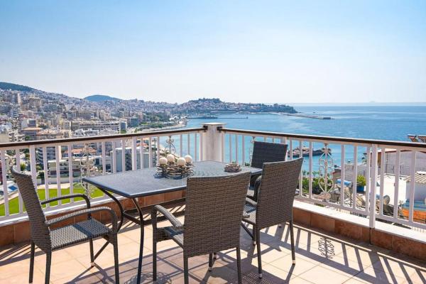 La photo montre l'objet Finas Penthouse situé dans la ville de Kavala.