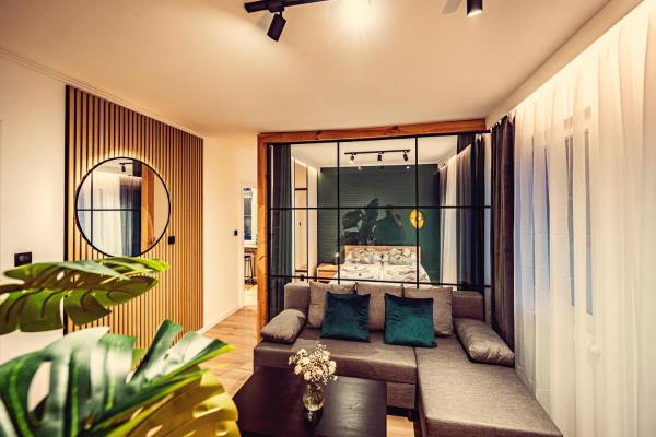 Auf dem Foto ist das Objekt Elegance Loft Apartment in der Stadt Dębowiec zu sehen.