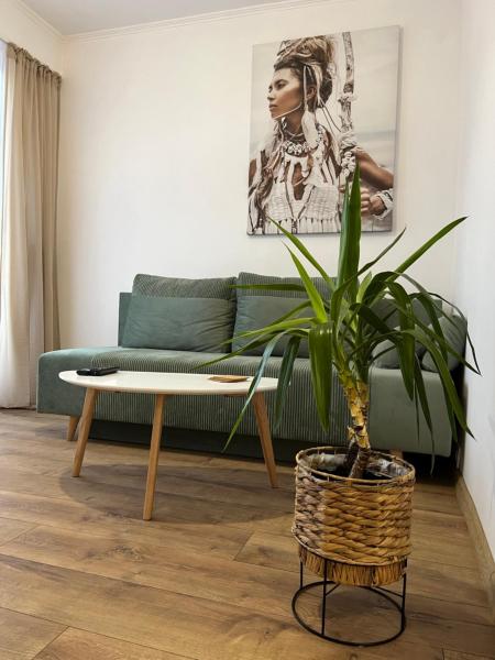 Auf dem Foto ist das Objekt Apartament Rubinowy in der Stadt Lubicz zu sehen.