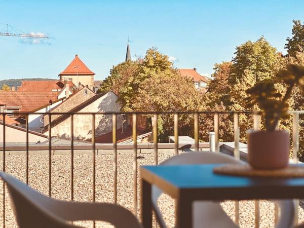 A la foto es mostra l'objecte Stadthaus Neckarsulm serviced apartments – Apartment 'Sunny' situat a la ciutat de Neckarsulm.