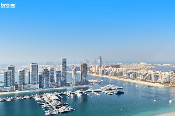 Na fotografii je vidět objekt bnbmehomes - Ocean Heights nacházející se ve městě Dubaj.