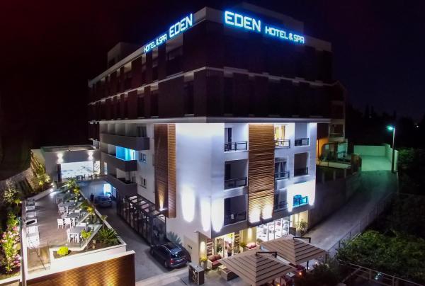 Na zdjęciu widoczny jest obiekt Hotel Eden położony w mieście Mostar.