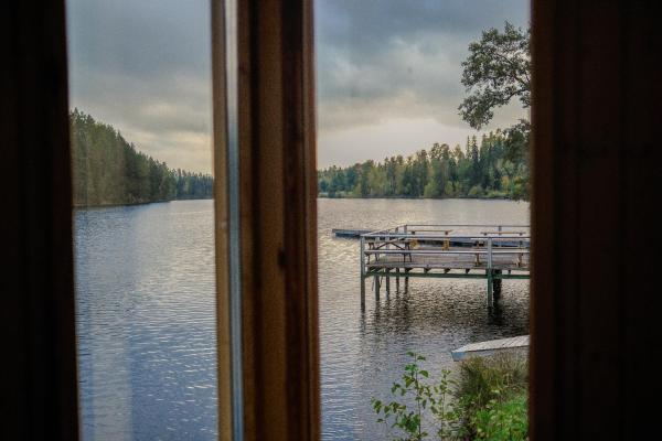 A la foto es mostra l'objecte Barken Lodge situat a la ciutat de Söderbärke.