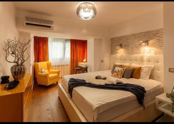 A la foto es mostra l'objecte Downtown Oasis Unirii Apartment situat a la ciutat de Bucarest.